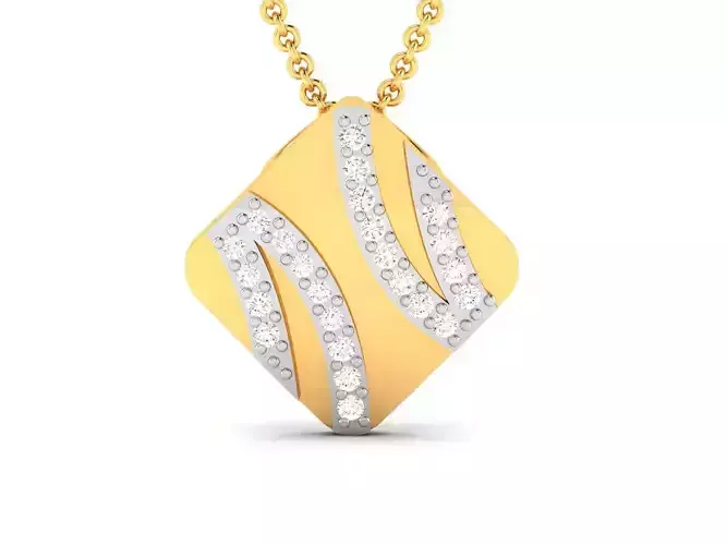 Women pendant 3dm render detail