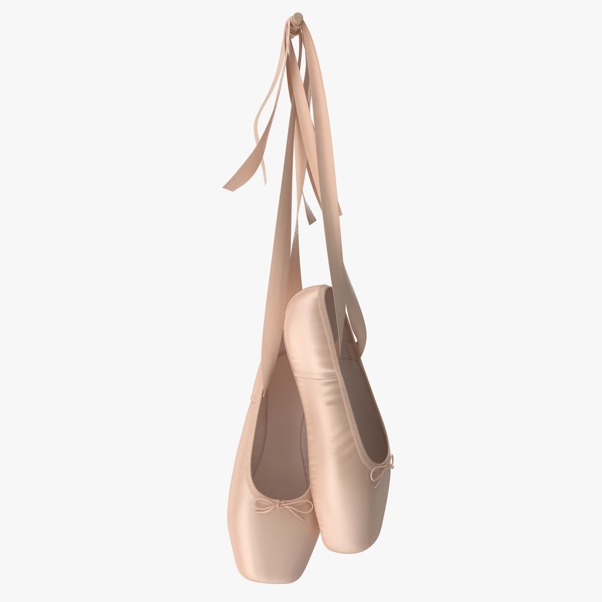 Ballet Shoes - Hanging Low-poly 3D model_1