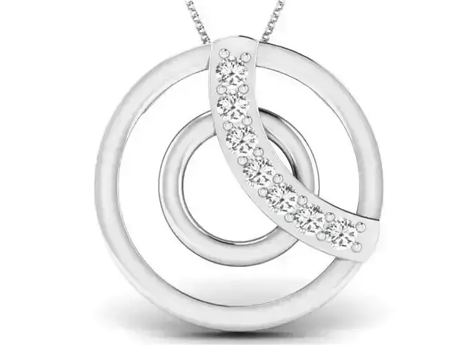 Women pendant 3dm render detail