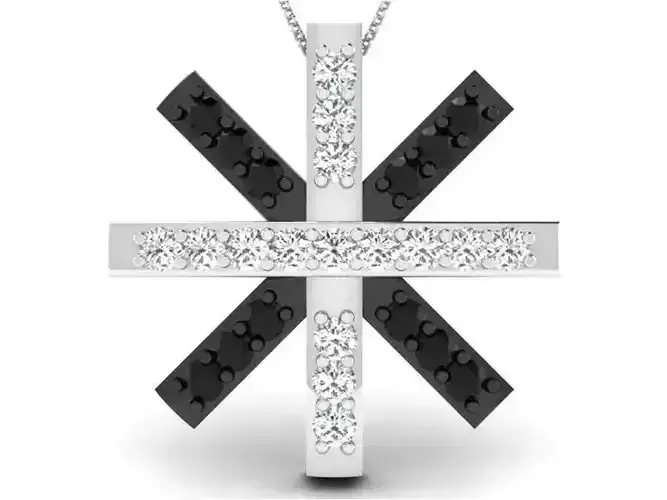 Women pendant 3dm render detail