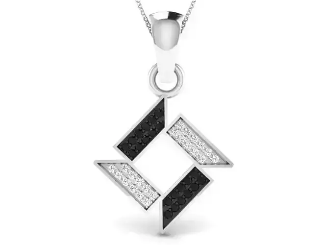 Women pendant 3dm render detail