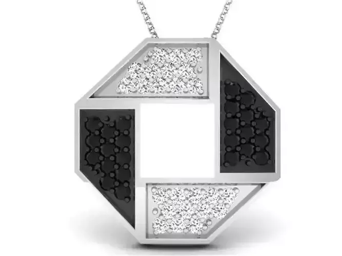 Women pendant 3dm render detail