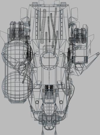 Gas Harvester MS Low-poly 3D model_3
