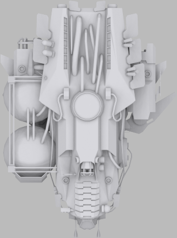 Gas Harvester MS Low-poly 3D model_2