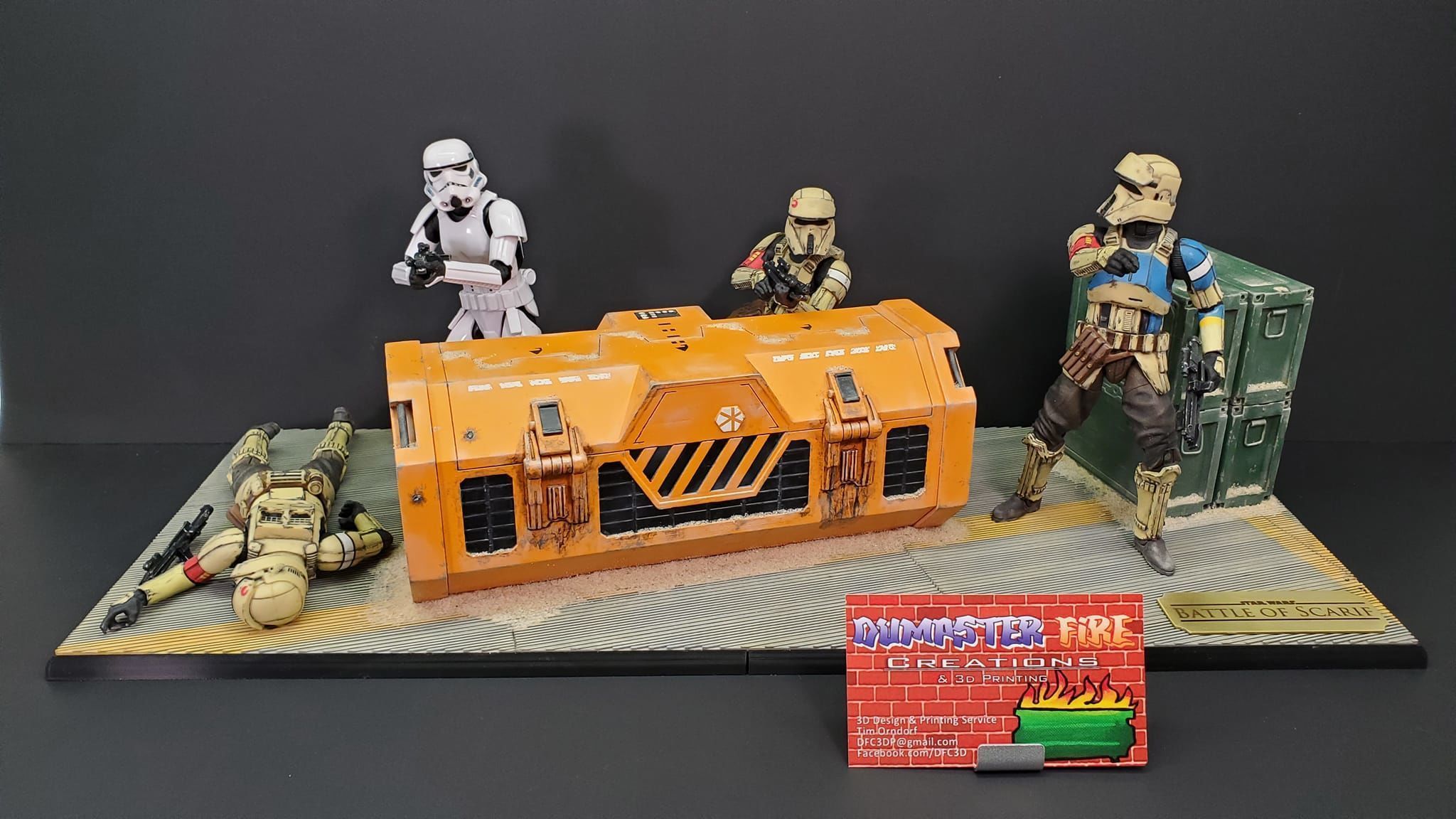 Credit Box 1-6 scale Hottoys  3D print model_42