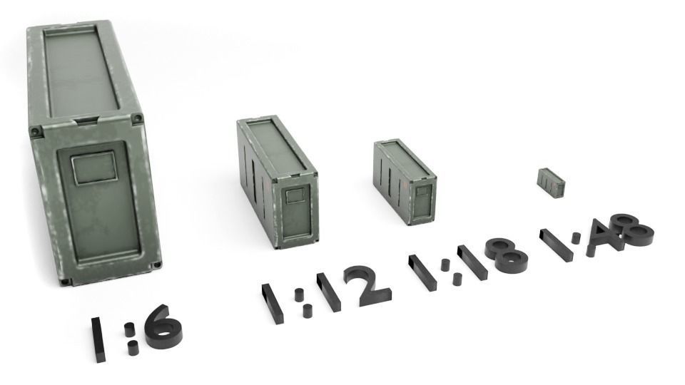 Credit Box 1-6 scale Hottoys  3D print model_3
