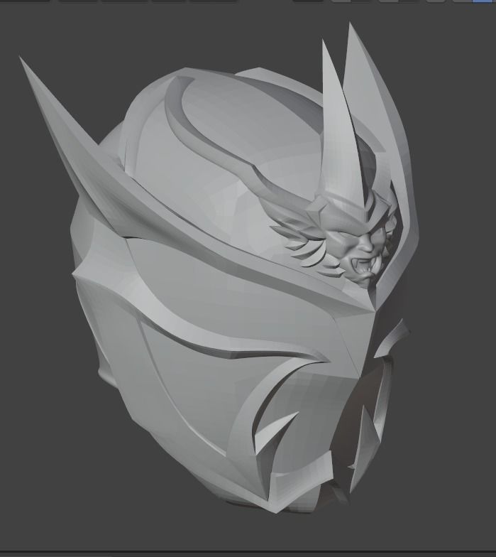 Kamen Rider Ibuki 3D printable helmat for cosplay 3D print model_5