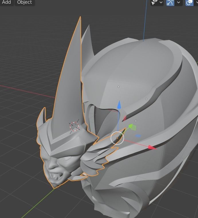 Kamen Rider Ibuki 3D printable helmat for cosplay 3D print model_8