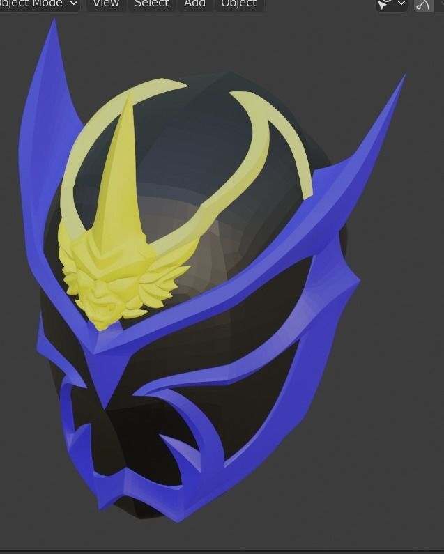 Kamen Rider Ibuki 3D printable helmat for cosplay 3D print model_2