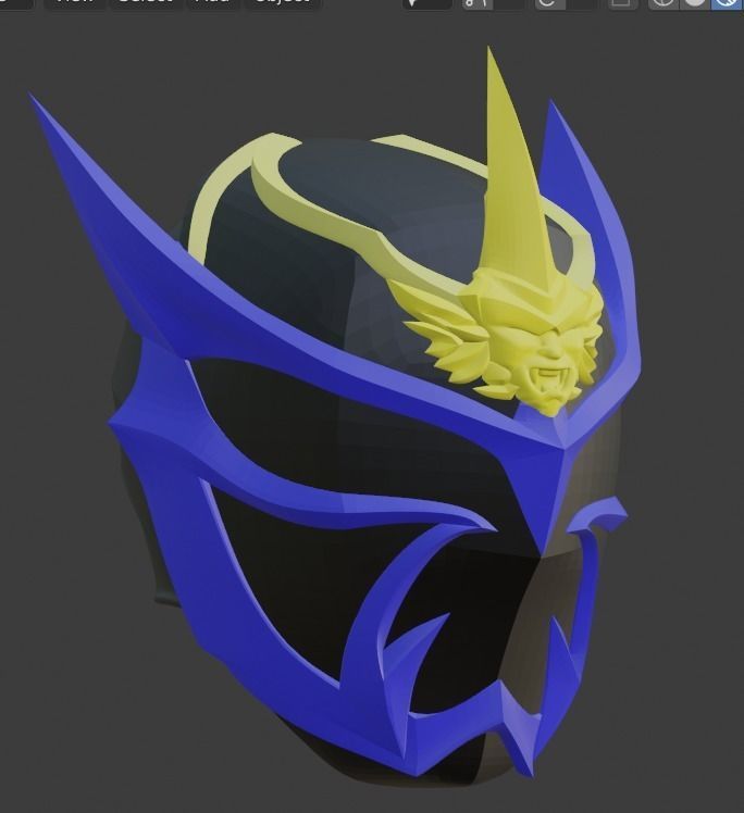 Kamen Rider Ibuki 3D printable helmat for cosplay 3D print model_1