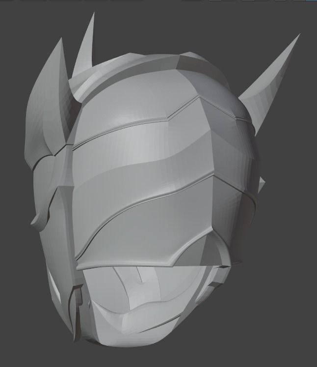 Kamen Rider Ibuki 3D printable helmat for cosplay 3D print model_6