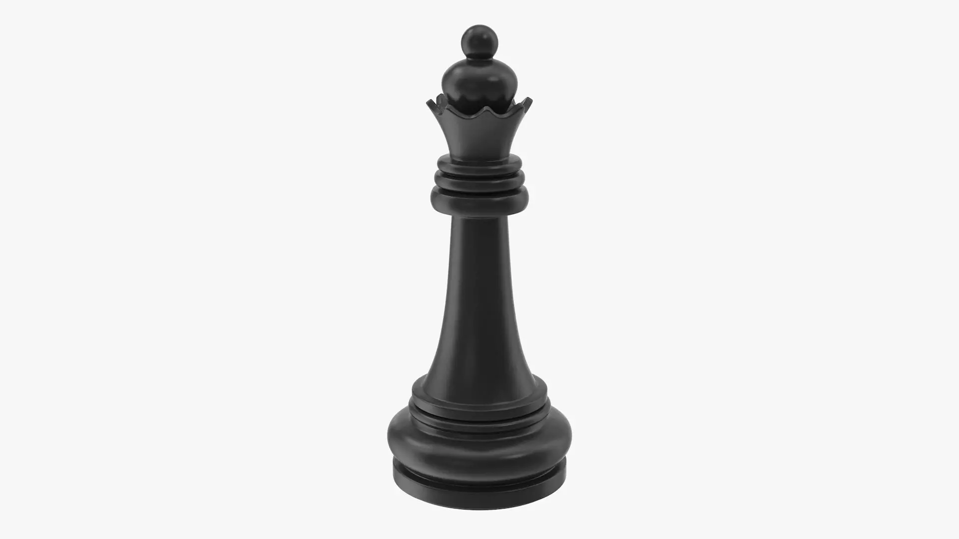 Chess Queen Low-poly 3D model