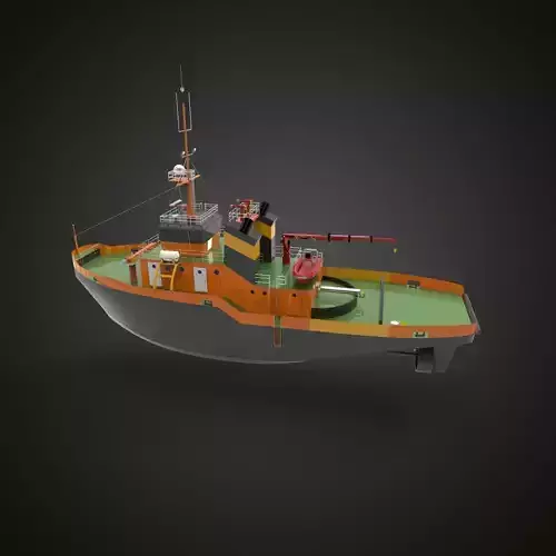 Tugboat II 3D print model