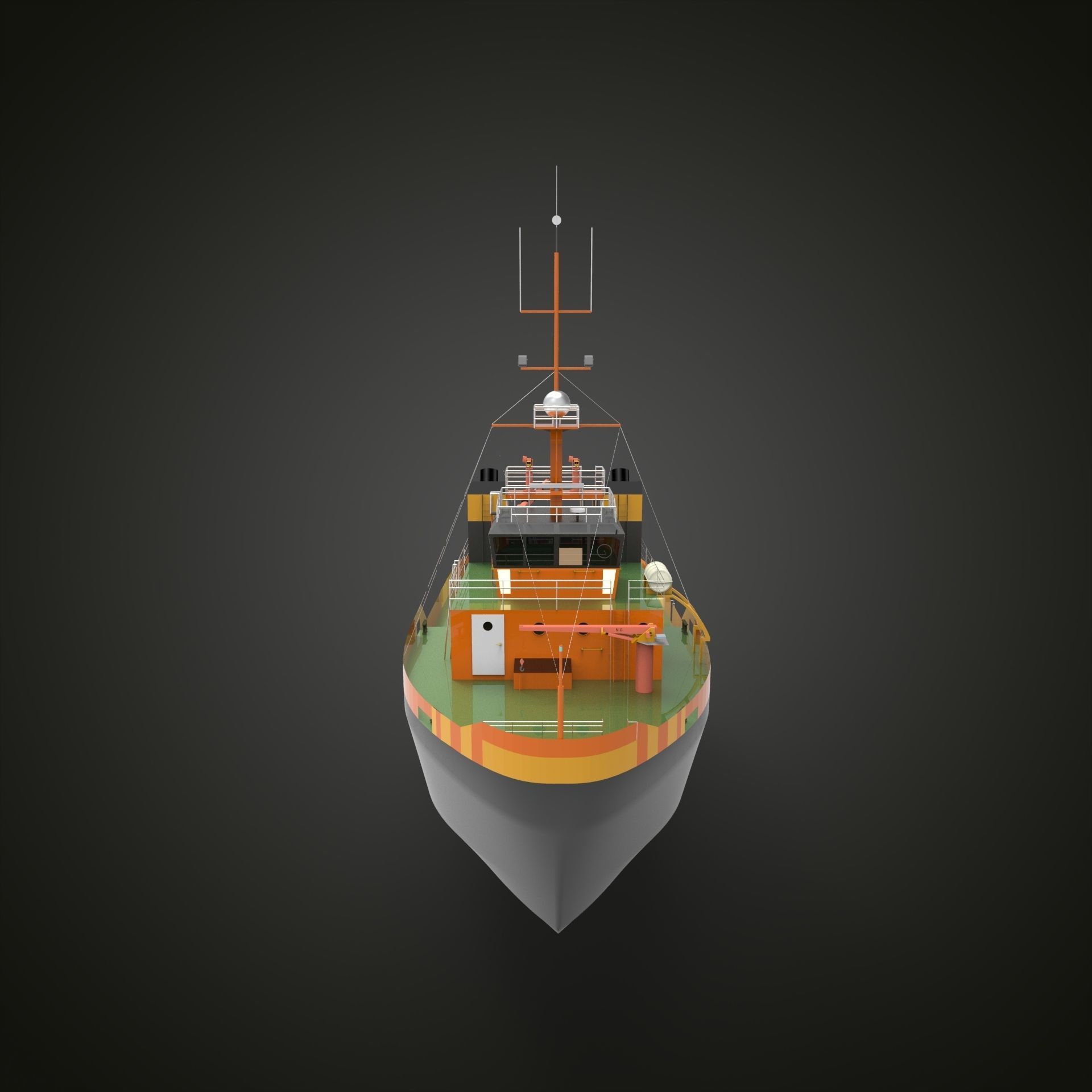 Tugboat II 3D print model_3