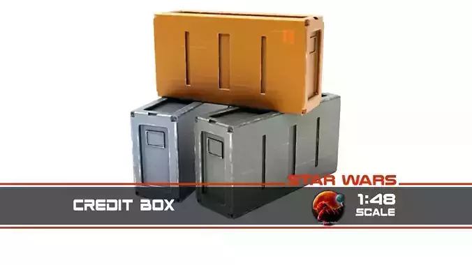Credit Box 1-48 scale Legion  3D print model