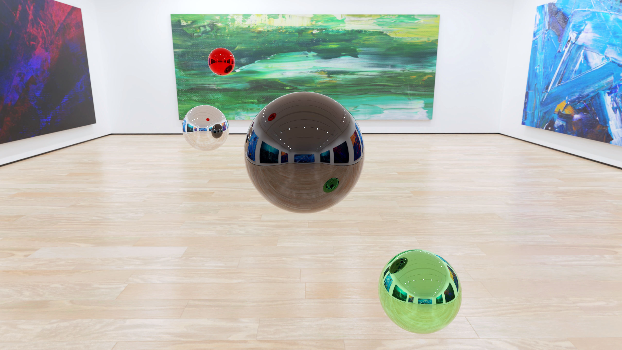 HDRI - Art Museum Gallery Interior 1c Texture_1