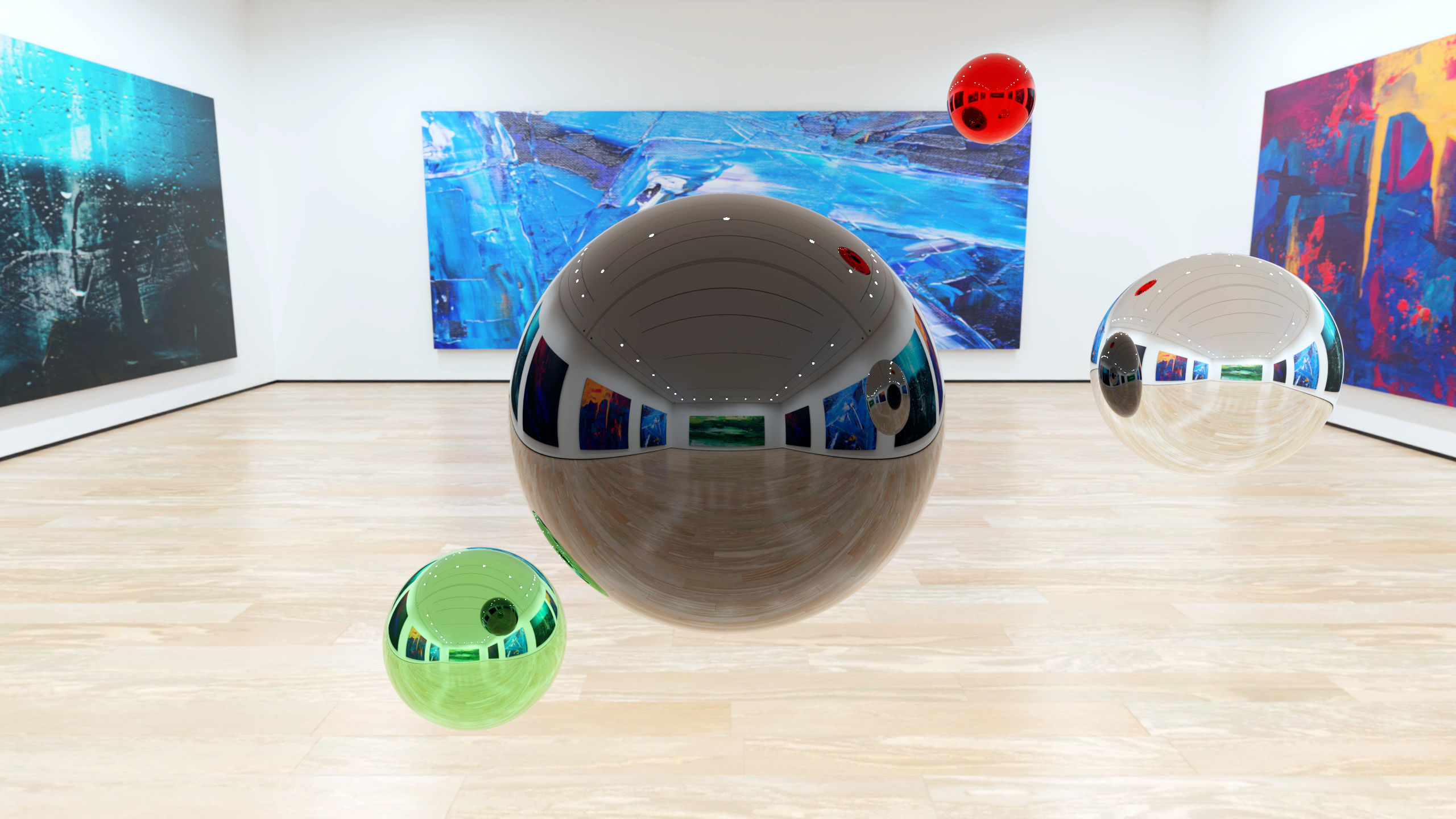 HDRI - Art Museum Gallery Interior 1c Texture_3