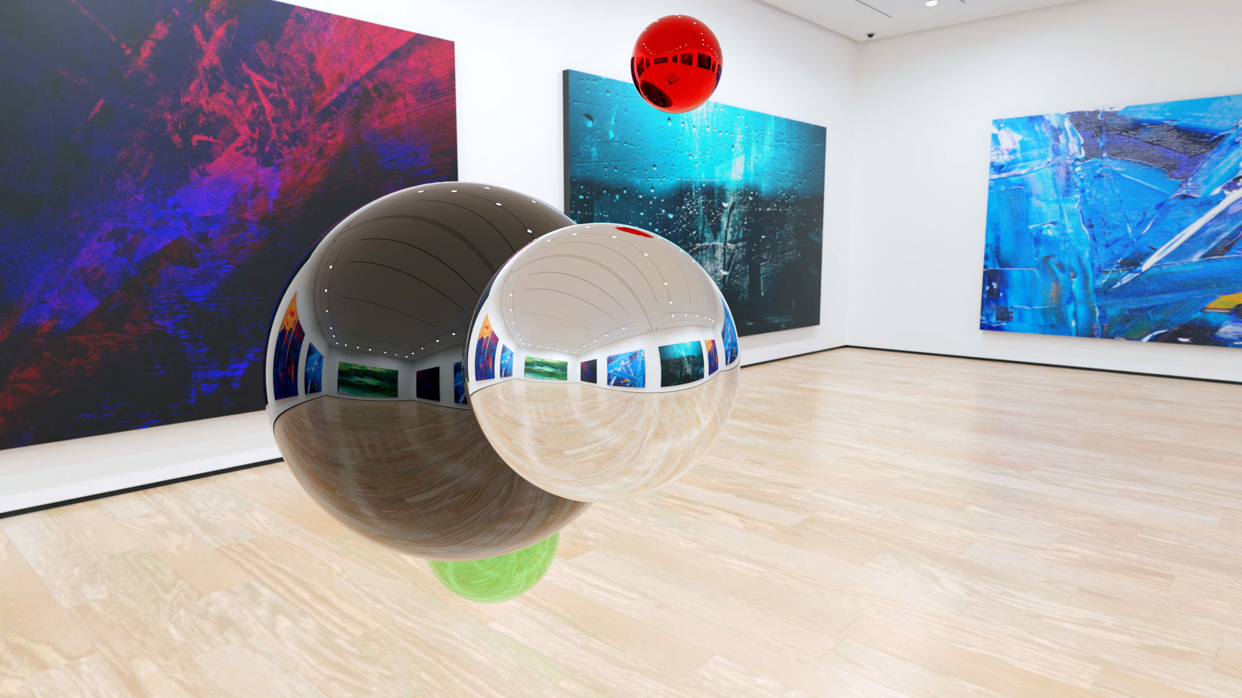 HDRI - Art Museum Gallery Interior 1c Texture_5