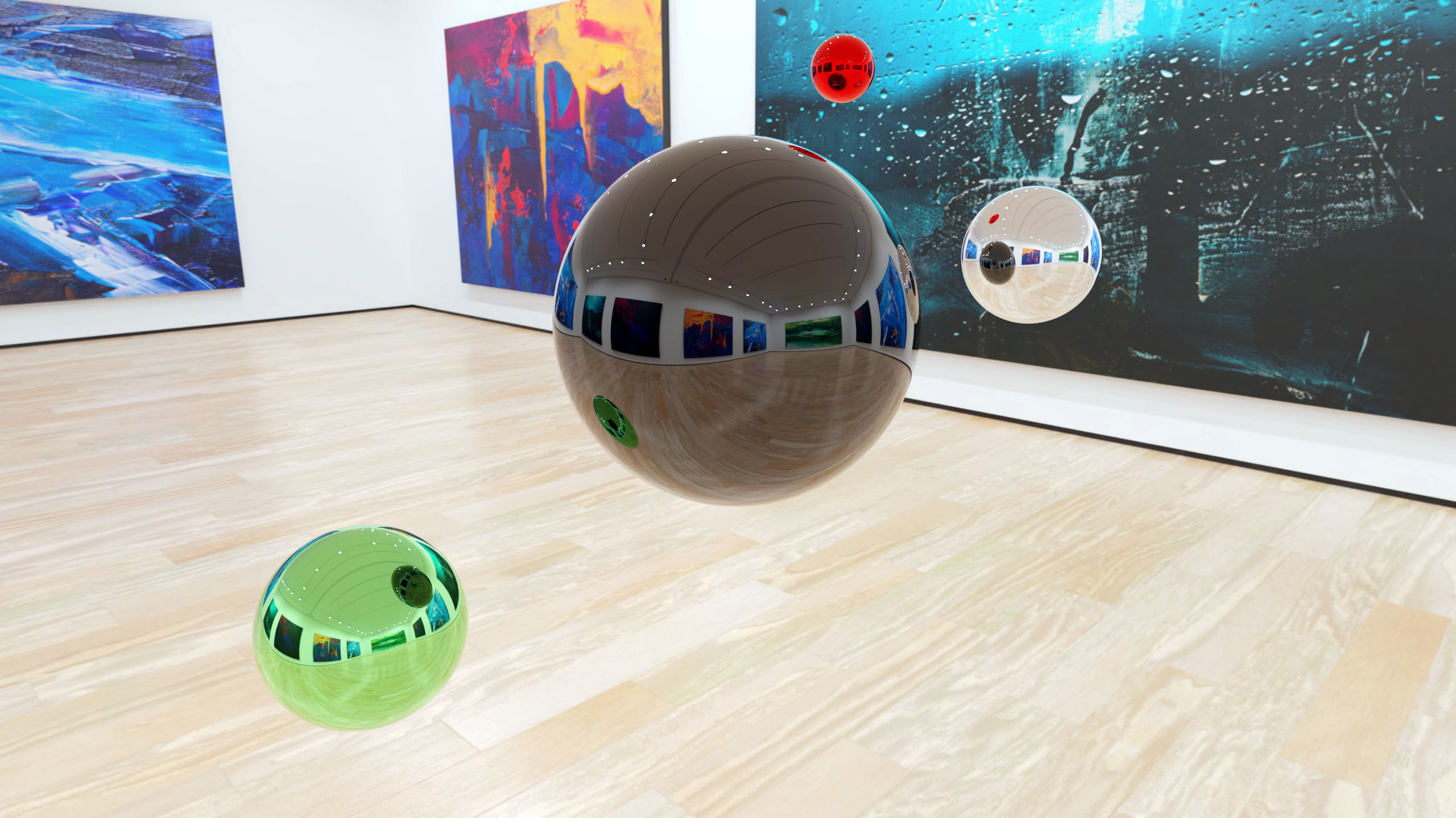 HDRI - Art Museum Gallery Interior 1c Texture_7