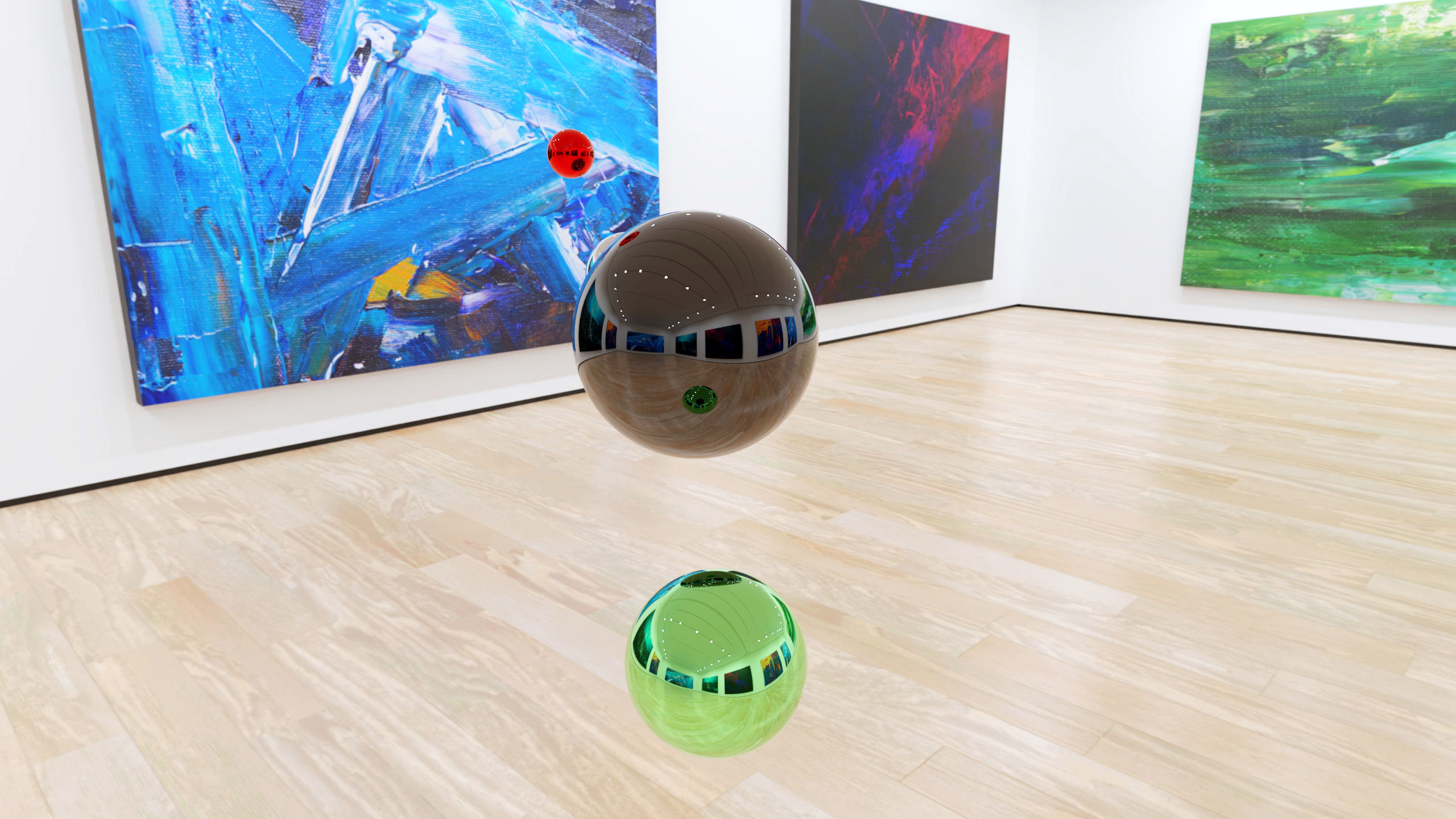 HDRI - Art Museum Gallery Interior 1c Texture_6