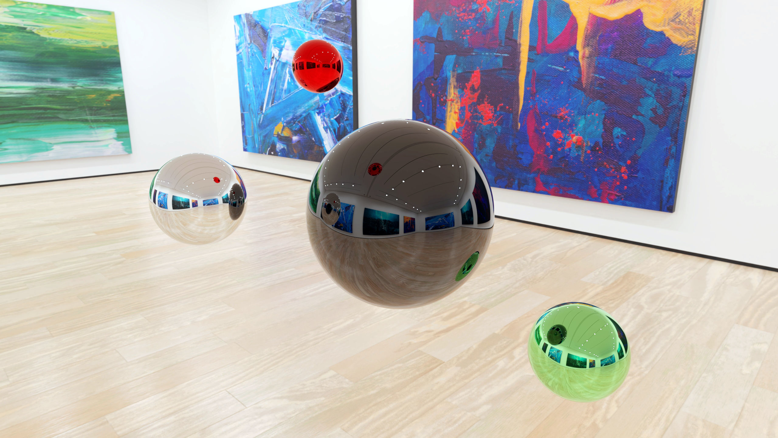 HDRI - Art Museum Gallery Interior 1c Texture_8