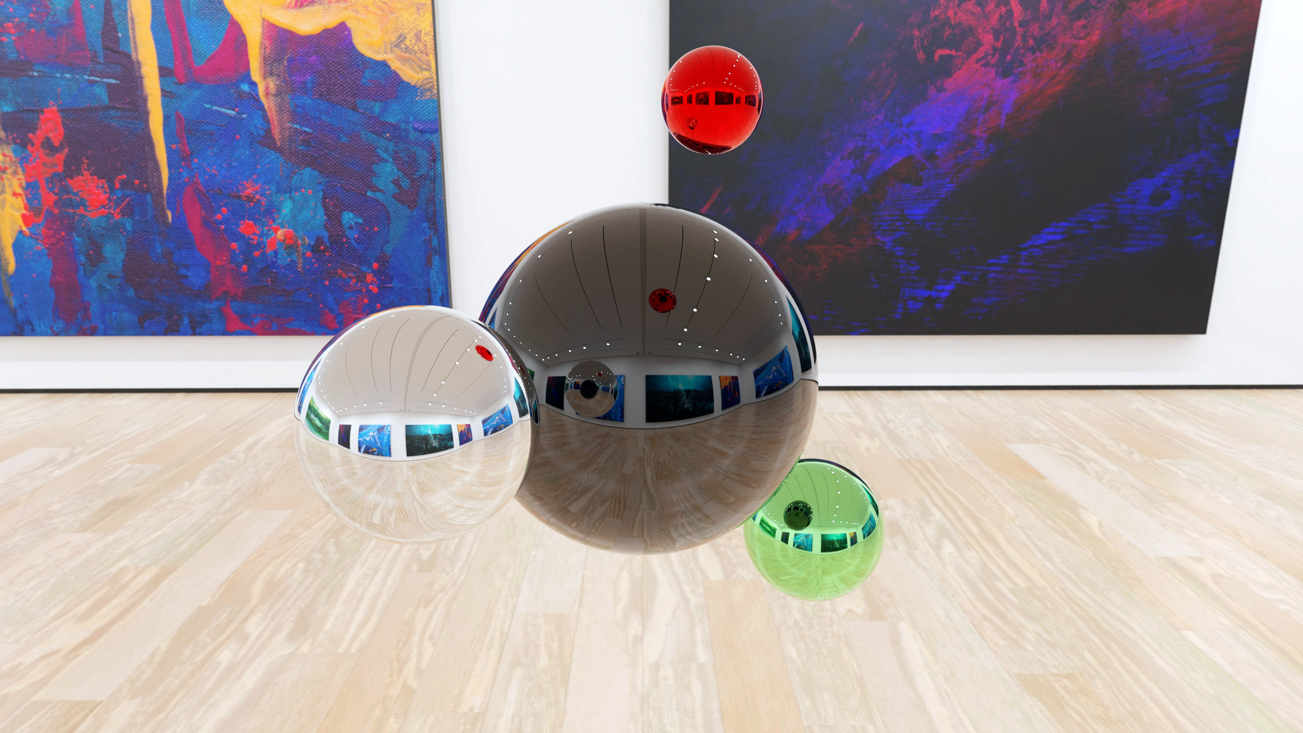 HDRI - Art Museum Gallery Interior 1c Texture_4