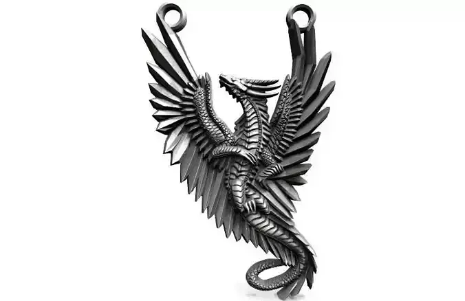 Dragon pendant 2