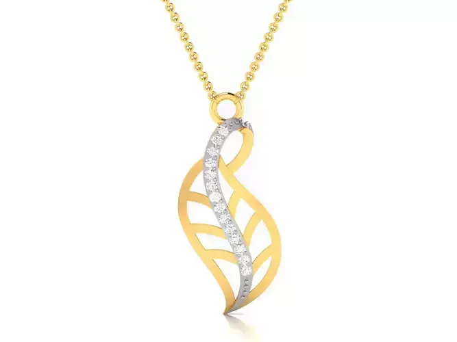 Women pendant 3dm render detail