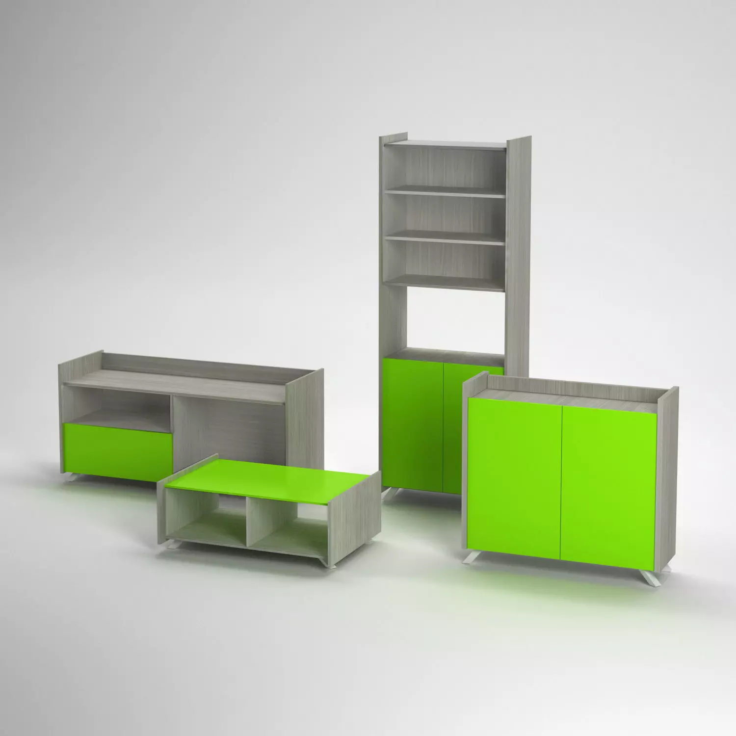 SET OF ROOM FURNITURE 3D model