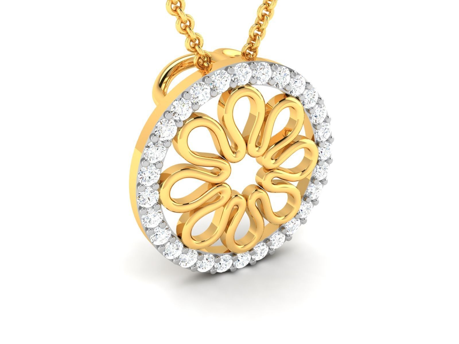 Women pendant 3dm render detail 3D print model_2