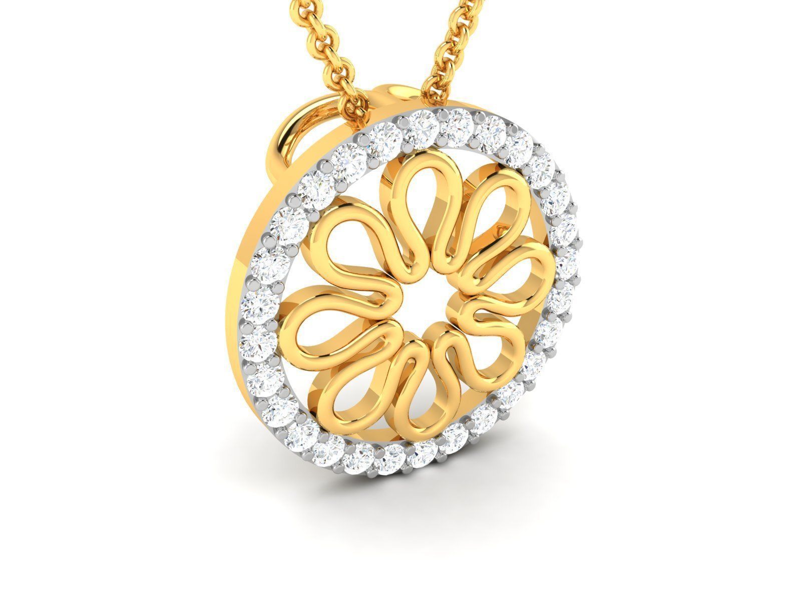 Women pendant 3dm render detail 3D print model_3