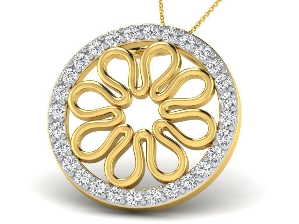 Women pendant 3dm render detail 3D print model_1