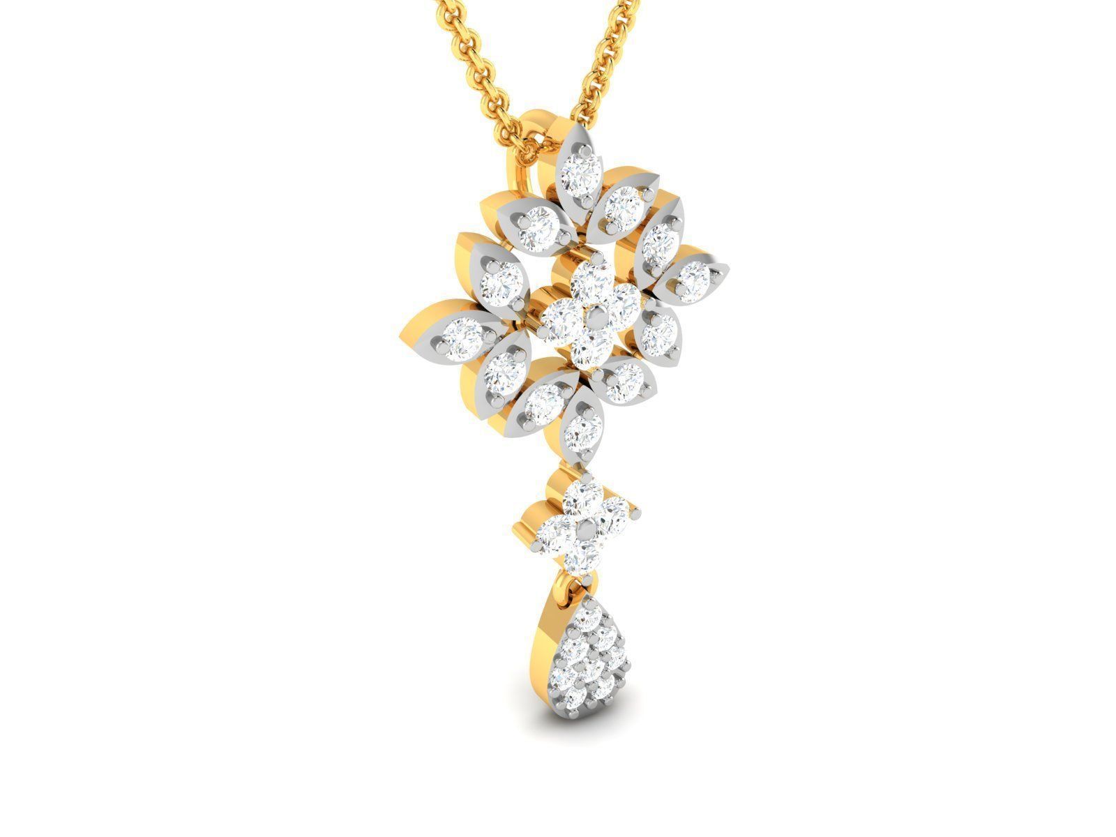 Women pendant 3dm render detail 3D print model_3