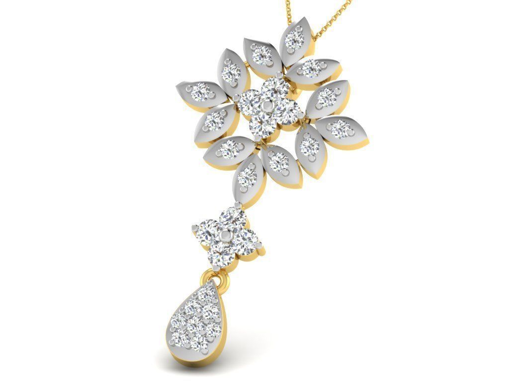 Women pendant 3dm render detail 3D print model_1