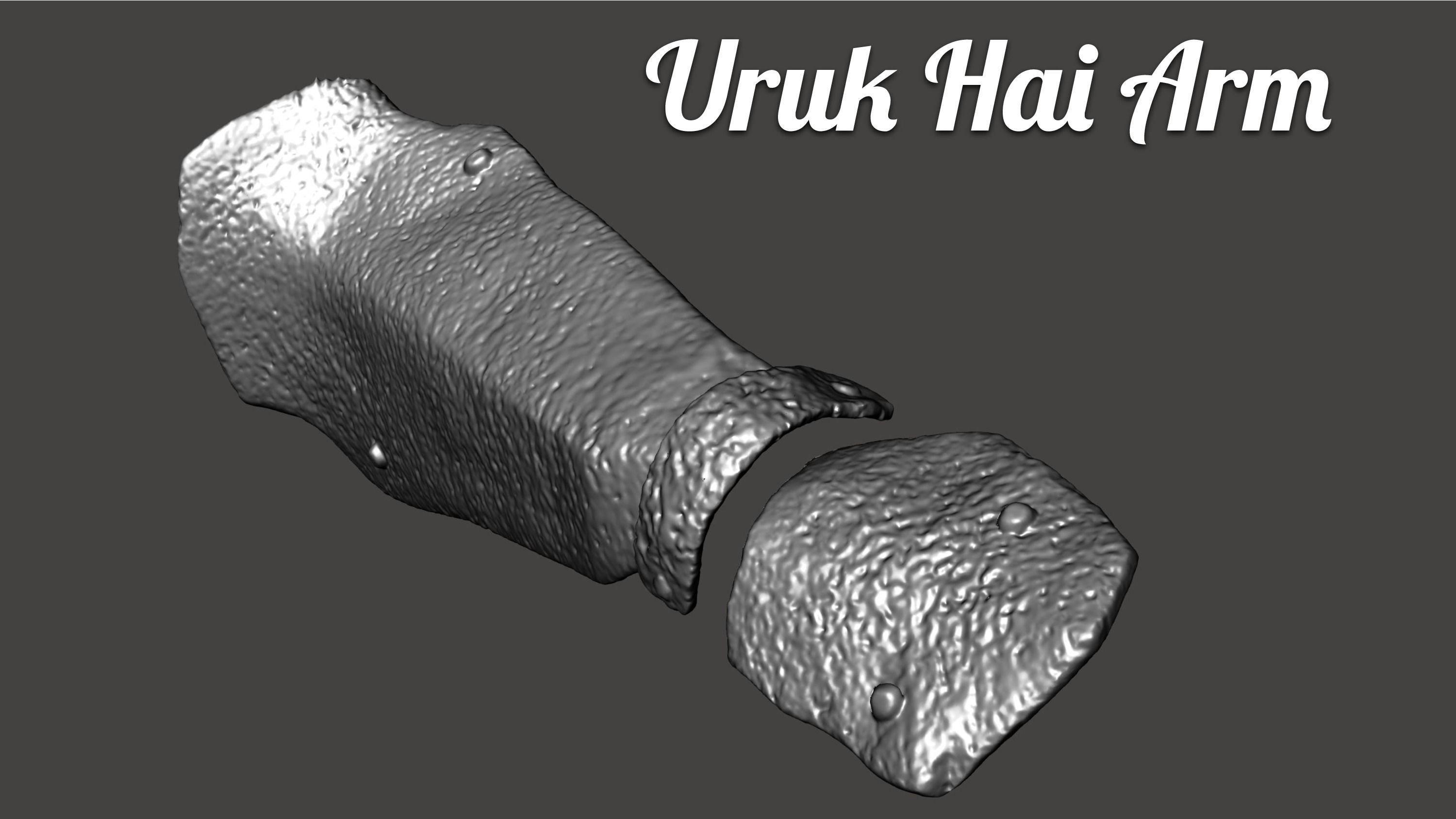 Uruk Hai Arm - Wearable 3D print model_2