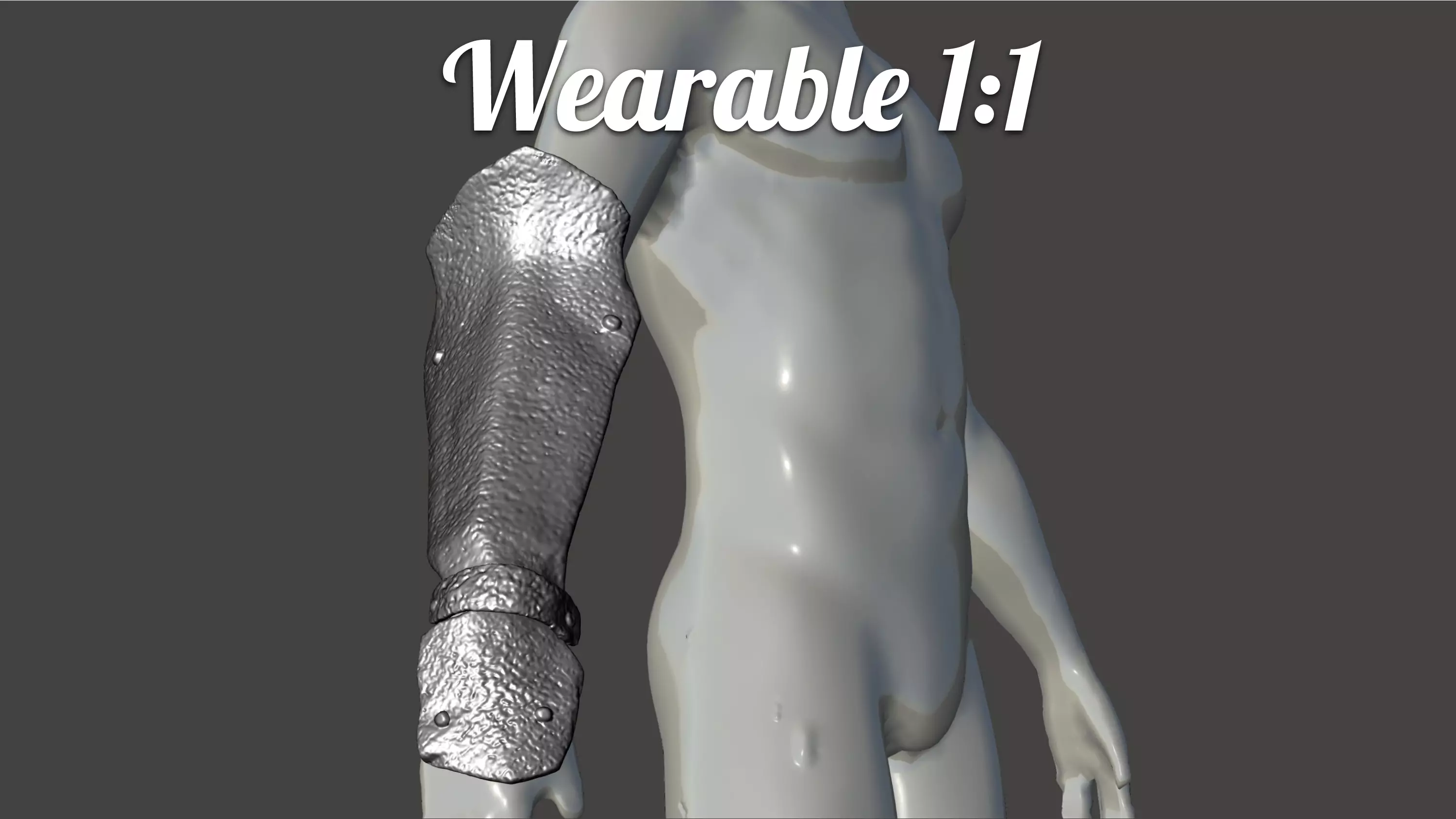 Uruk Hai Arm - Wearable 3D print model_0