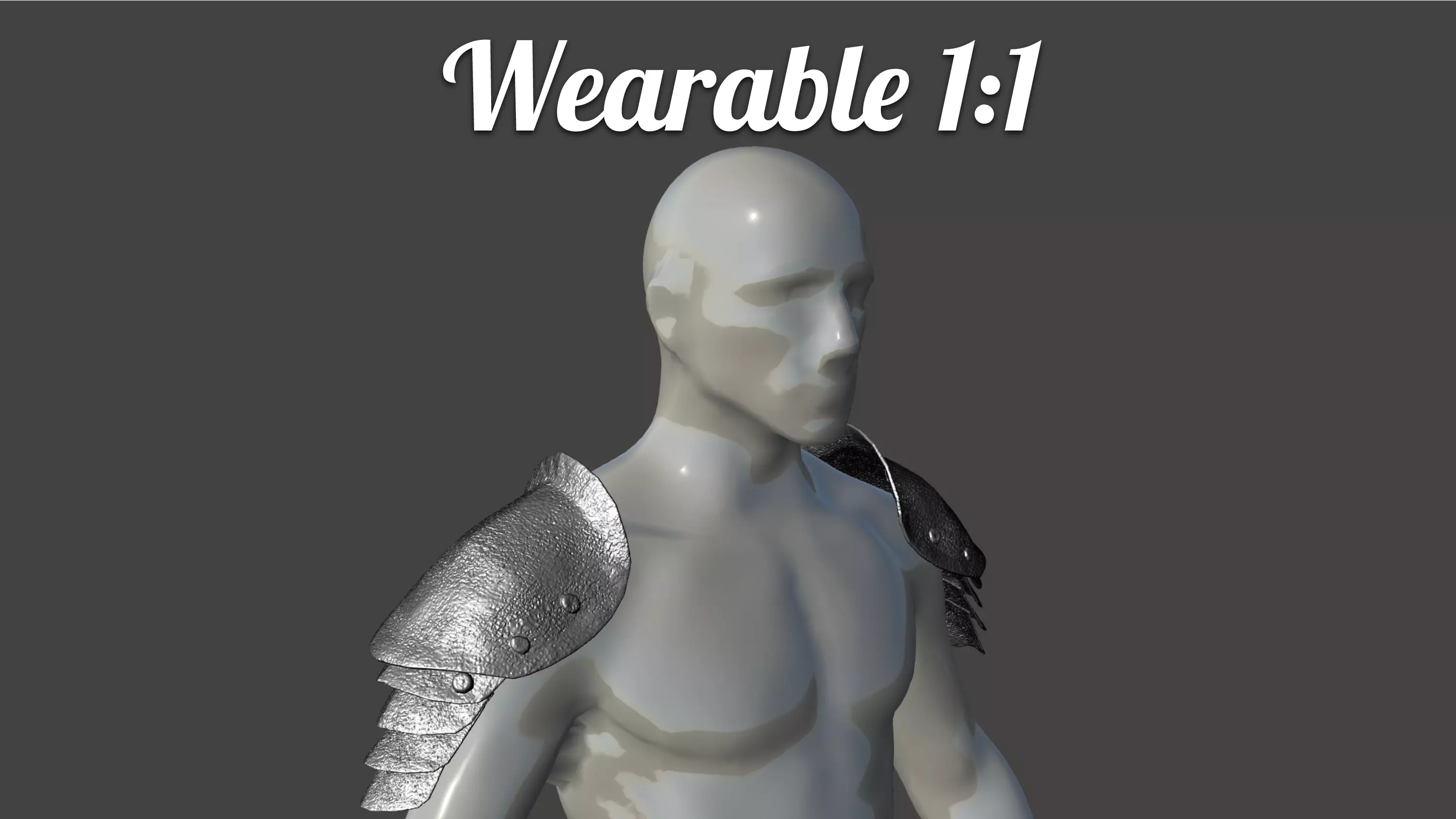 Uruk Hai Pauldrons - Wearable 3D print model_0