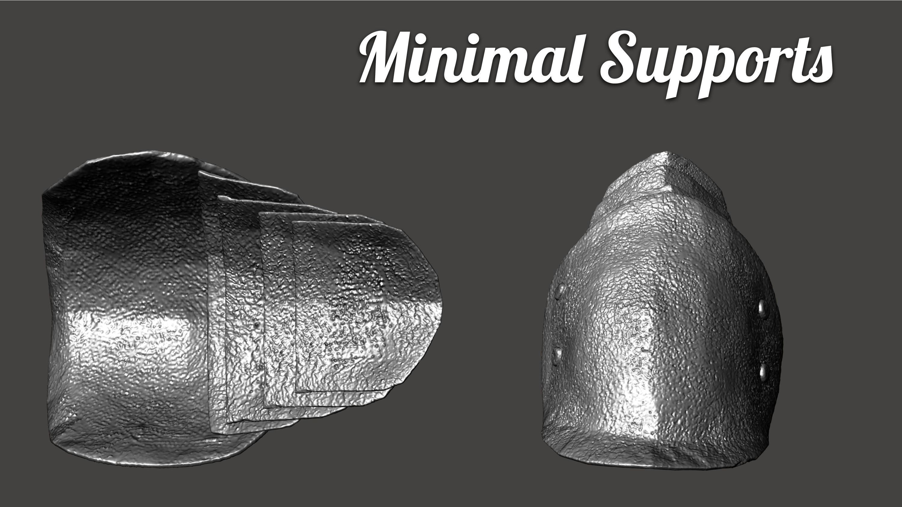 Uruk Hai Pauldrons - Wearable 3D print model_4