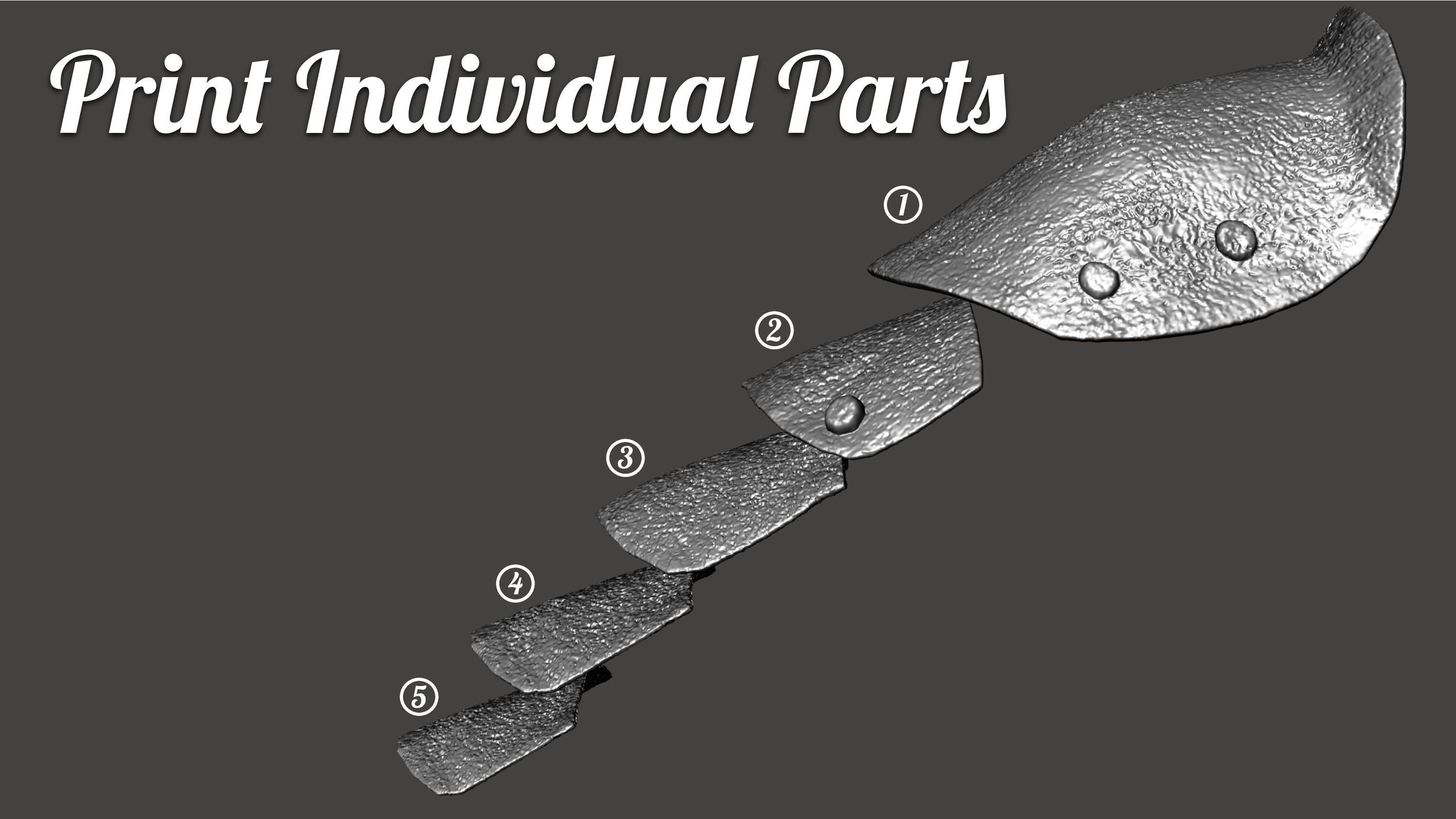 Uruk Hai Pauldrons - Wearable 3D print model_3