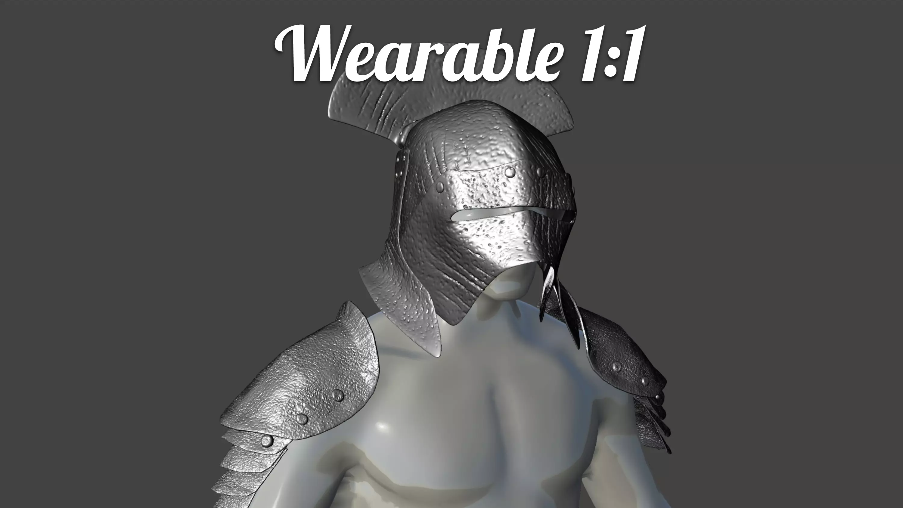 Uruk Hai Helmet - Wearable 3D print model_0
