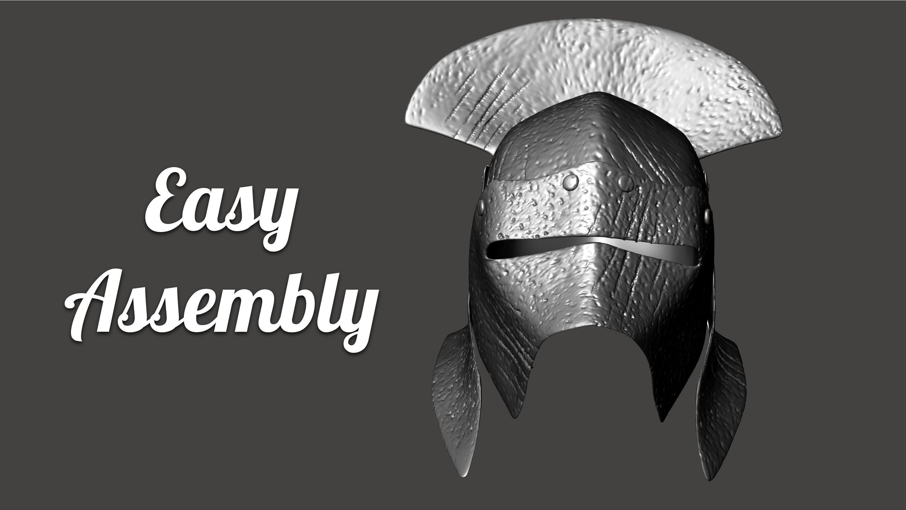 Uruk Hai Helmet - Wearable 3D print model_5