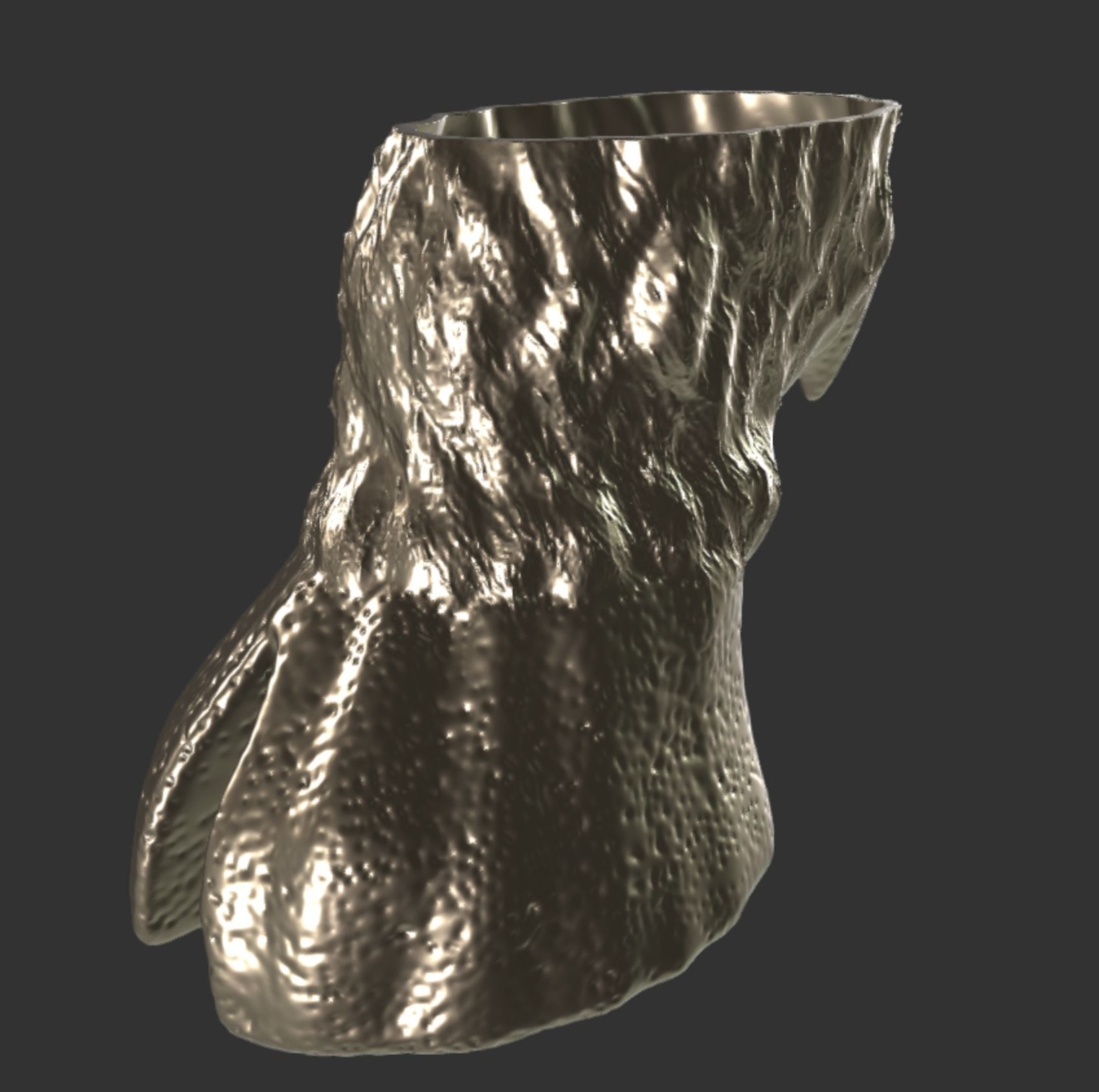 Hoof Shoes Wearable 3D print model_1