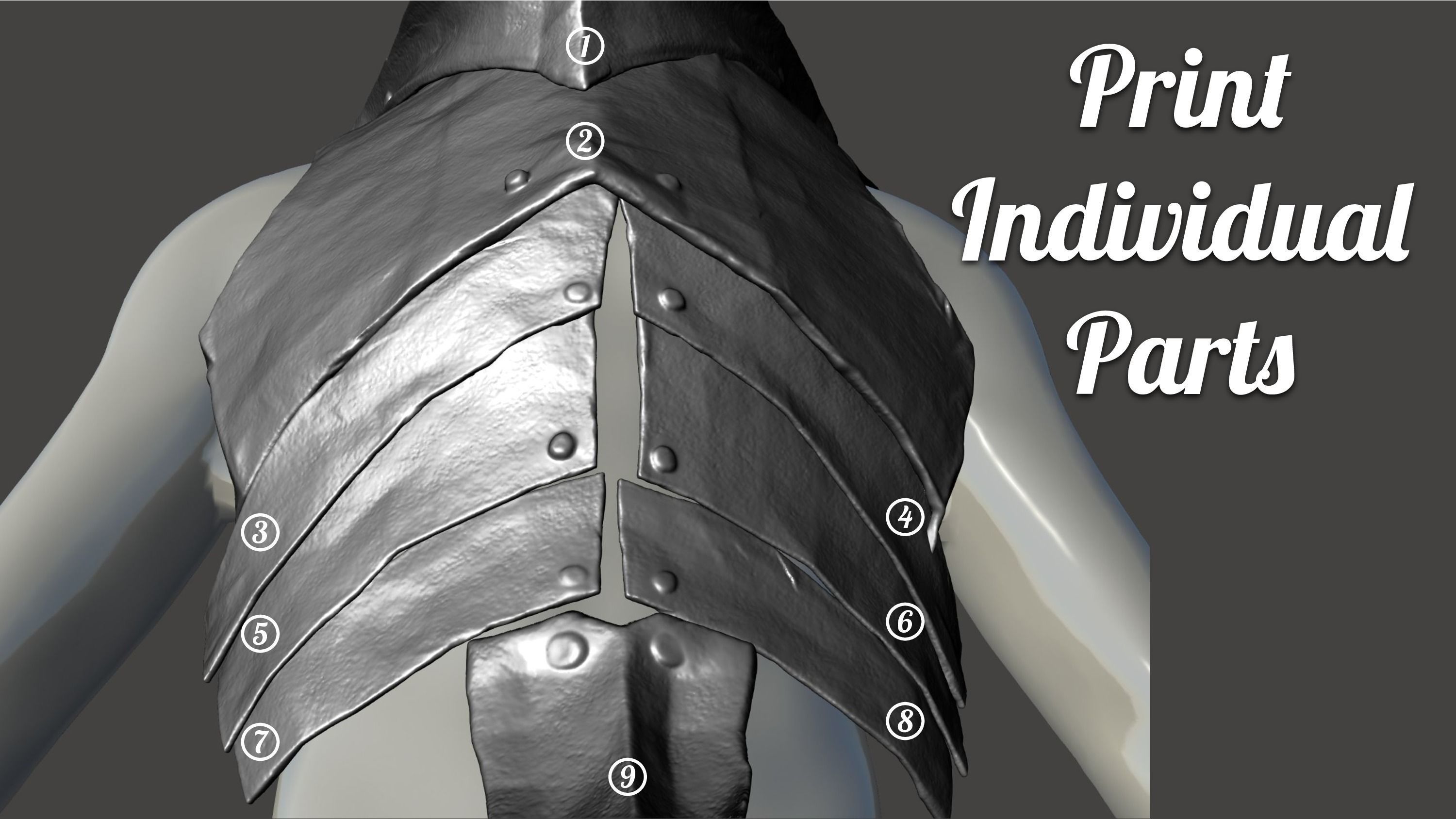 Uruk Hai Chest - Wearable 3D print model_3