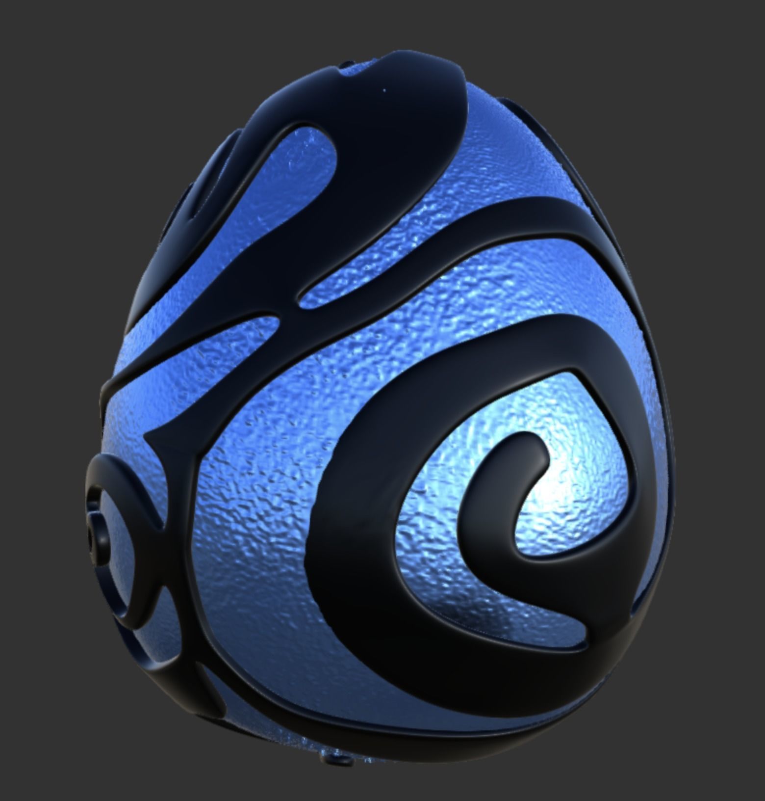 Dragon Egg 3D print model_2