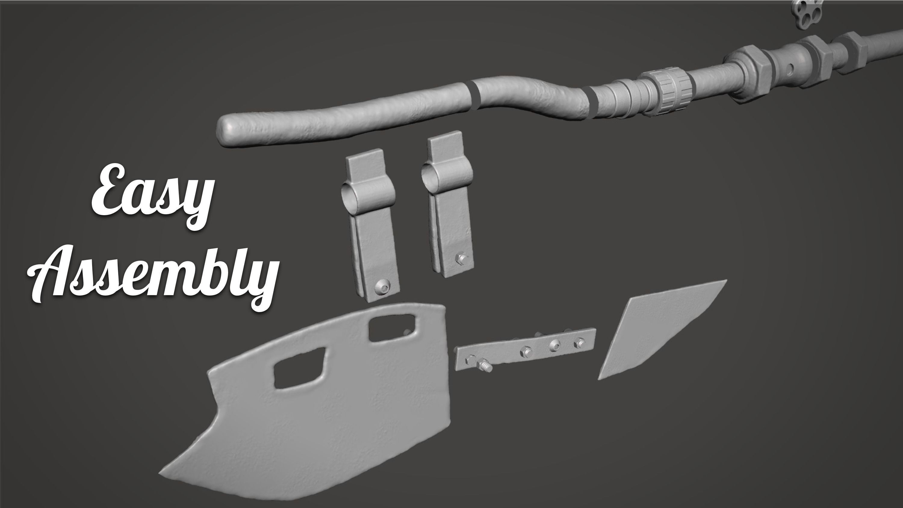 The Sign - Dying Light 2 - 3D Printable 3D print model_5