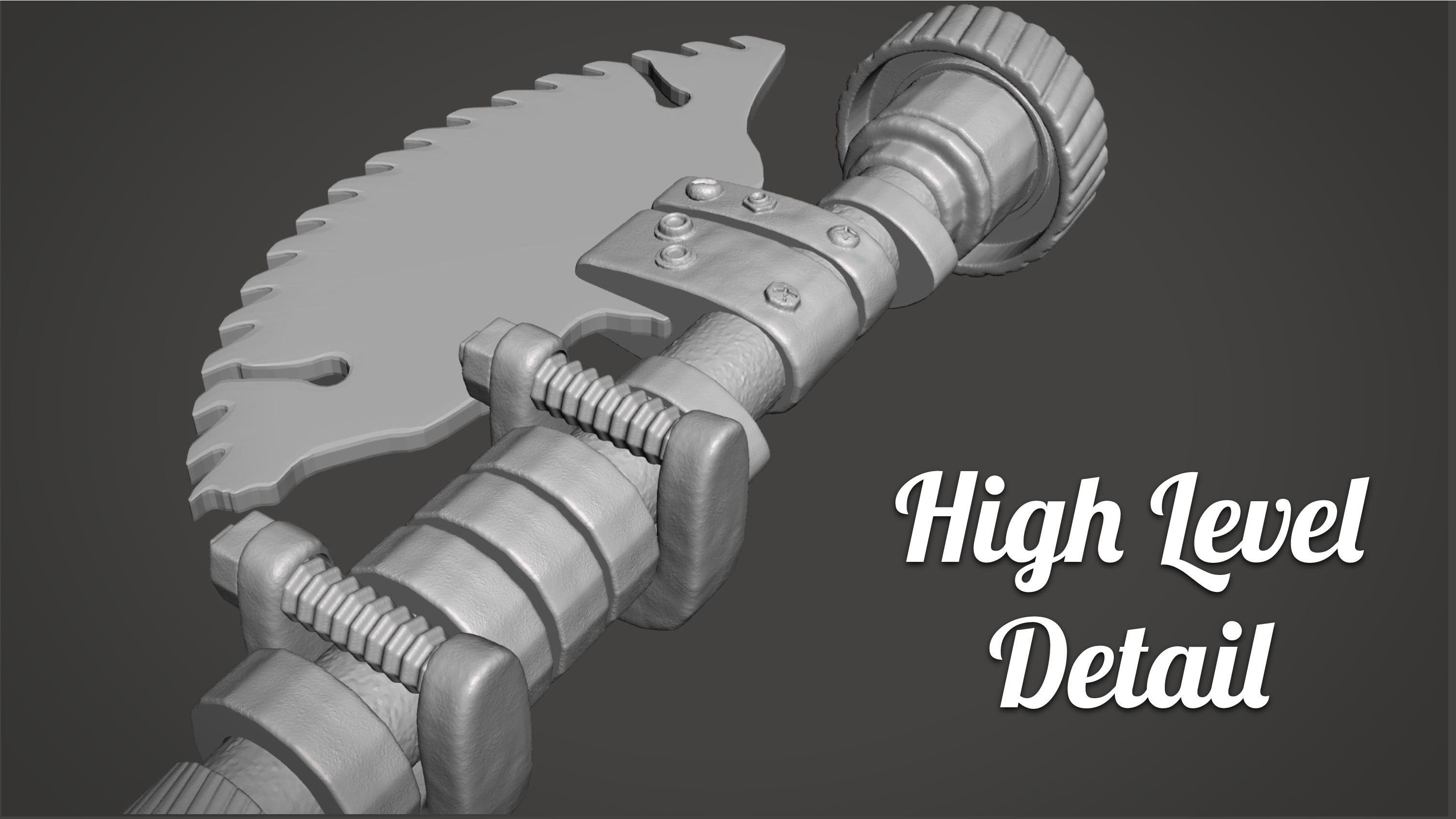 Axe - Dying Light 2 - 3D Printable 3D print model_4