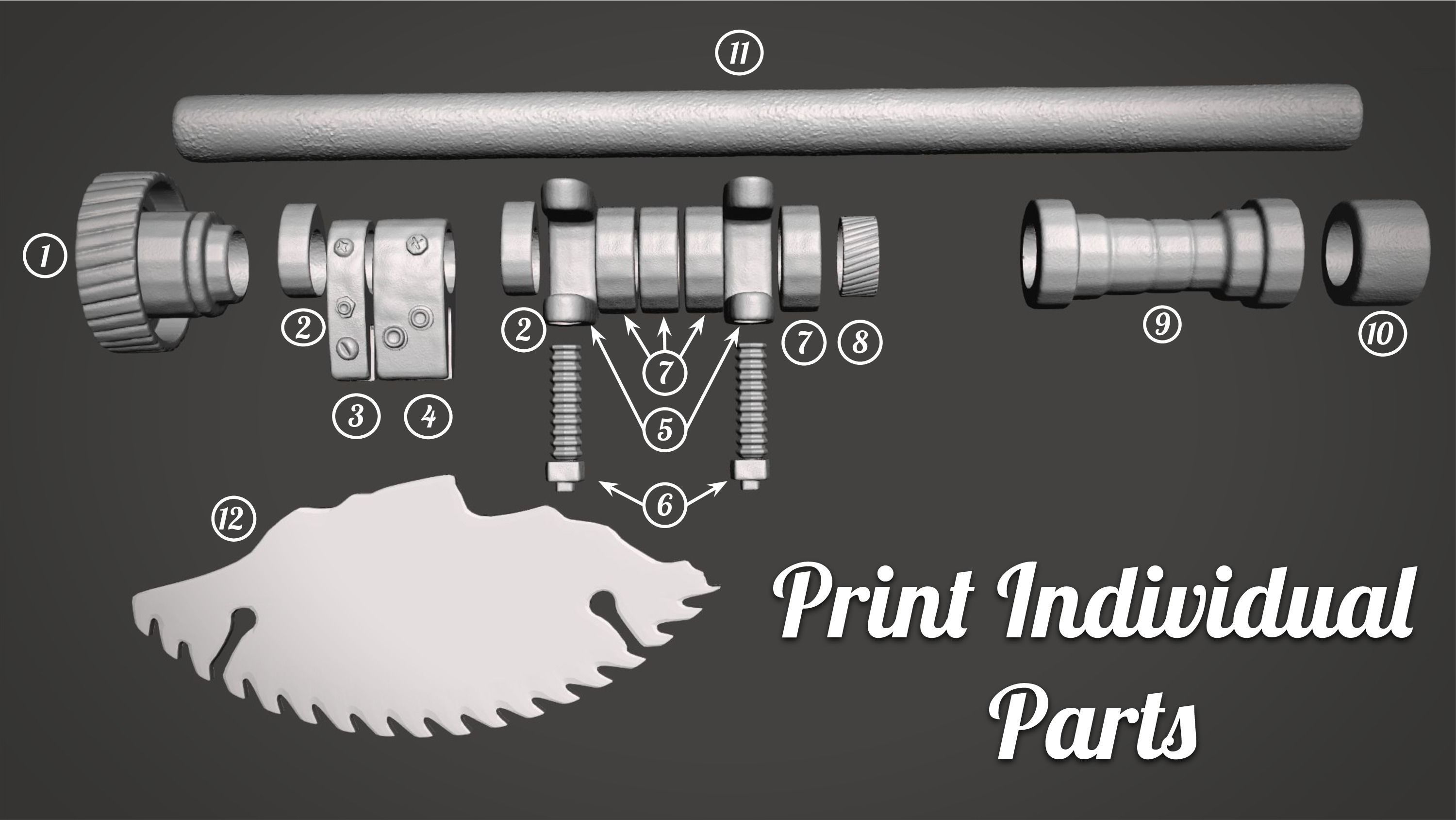 Axe - Dying Light 2 - 3D Printable 3D print model_2