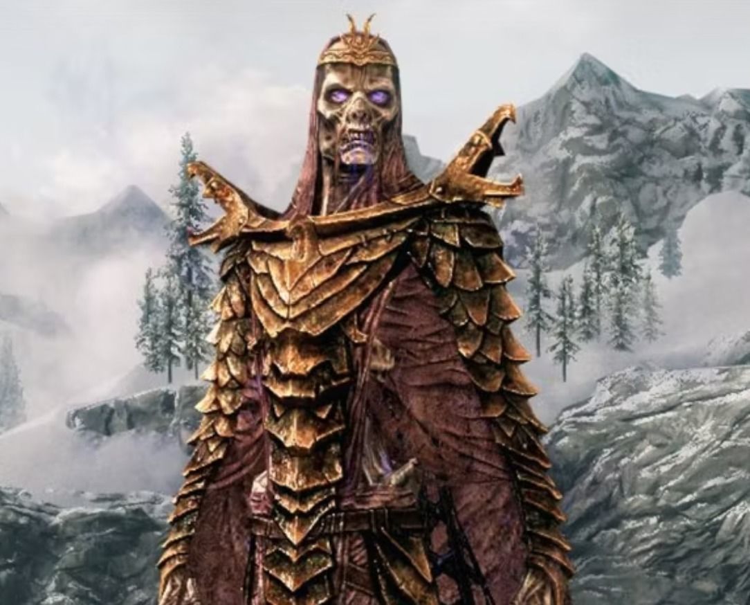 Dragon Priest Staff Skyrim - 3D Model Ready to Print 3D print model_2