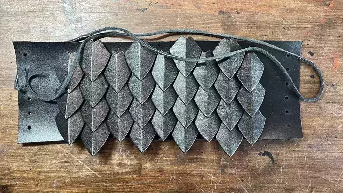 Scalemail Armor - Create your own super light scalemail 3D print model