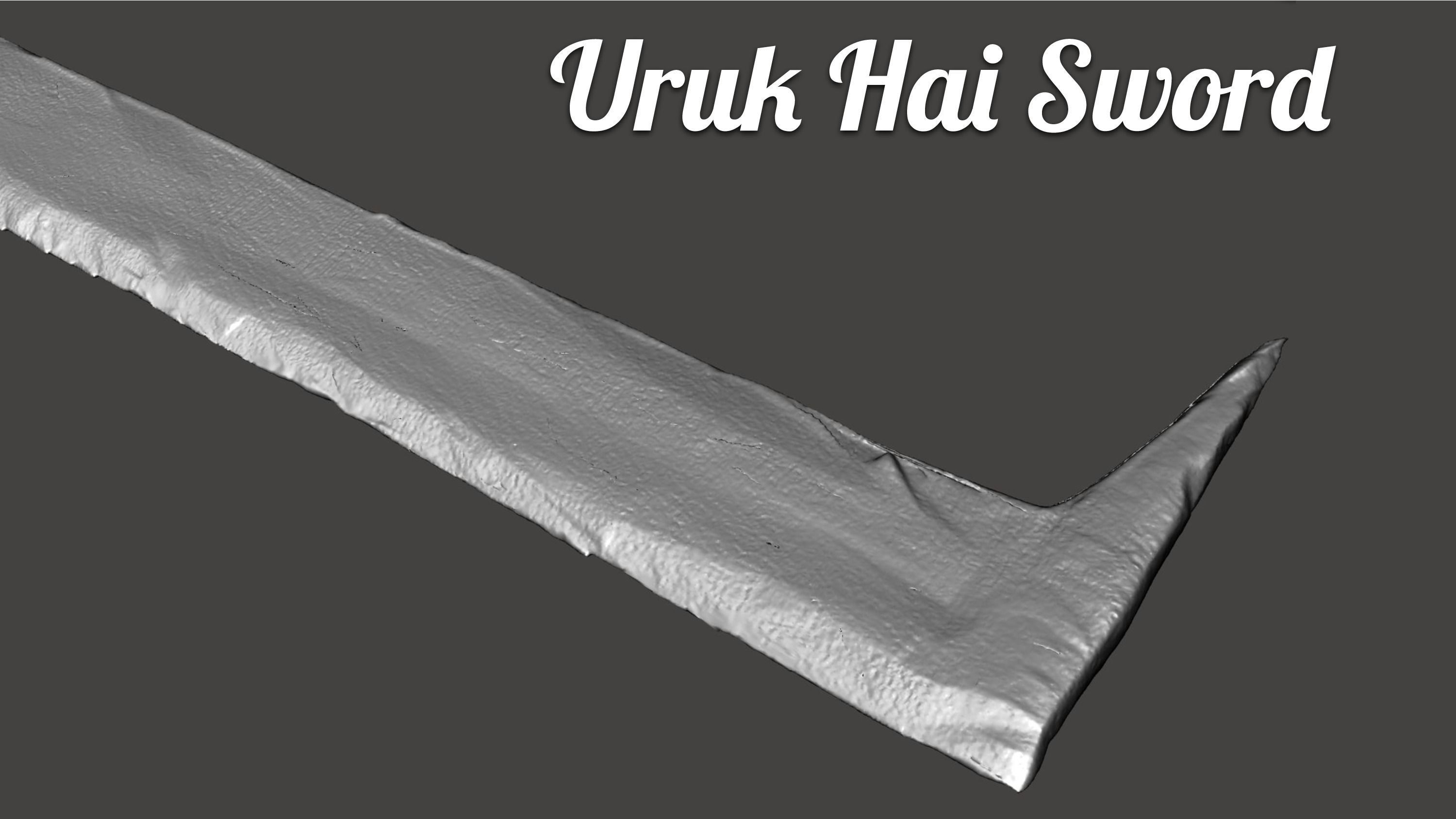 Uruk Hai Sword - Wearable 3D print model_3